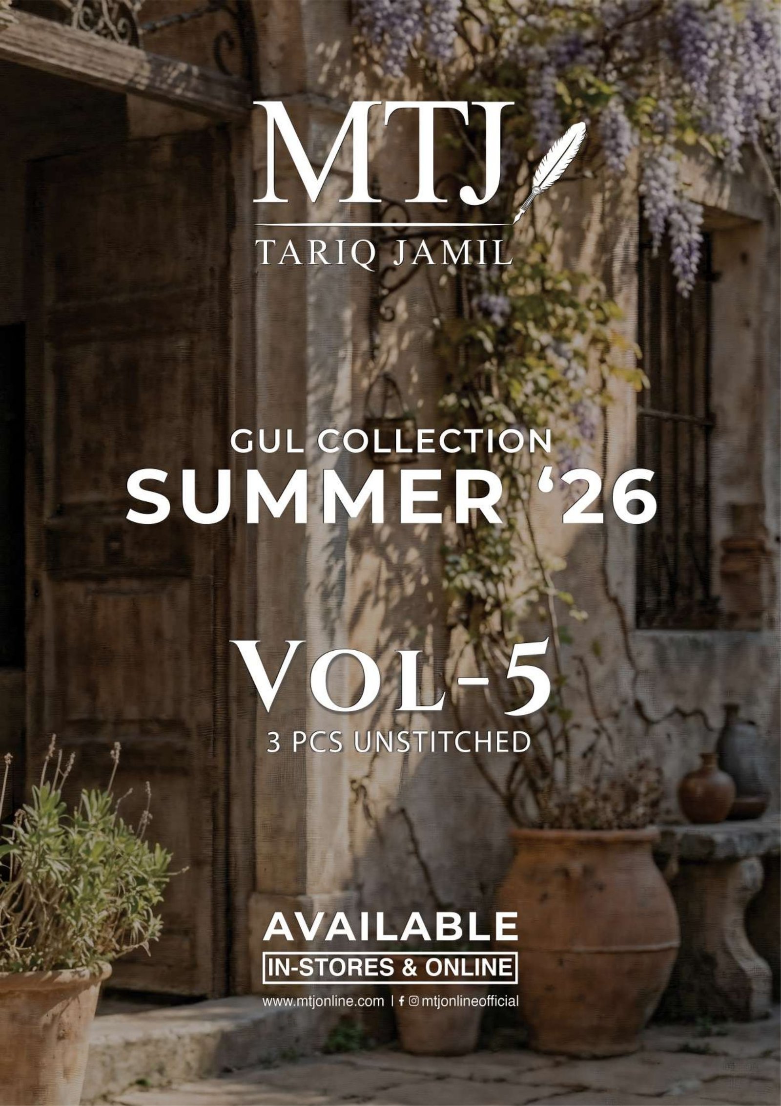 MTJ – Spring Summer Digital Printed Lawn Collection