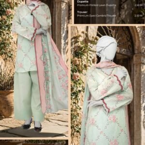 MTJ – Spring Summer Digital Printed Lawn Collection 100% Original | Complete 8-Meter Suit