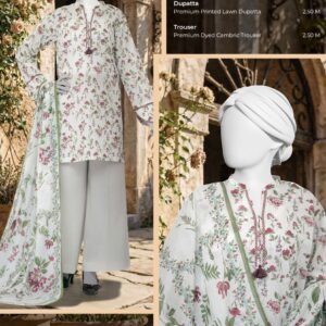 MTJ – Spring Summer Digital Printed Lawn Collection 100% Original | Complete 8-Meter Suit