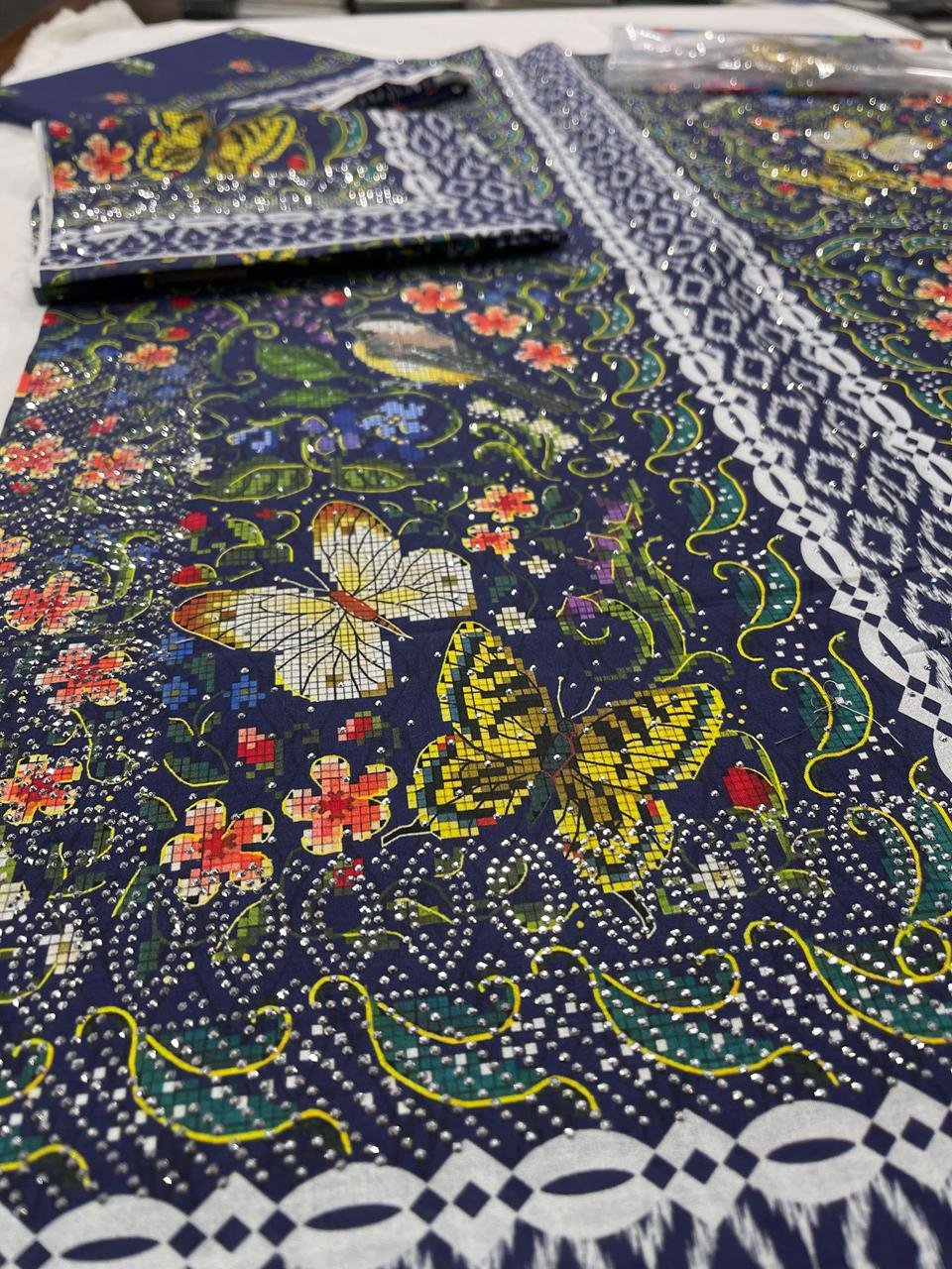 Mushqkari by Sania Naeem Kids Vol-4 | 2-Pc Unstitched Luxury Lawn - Image 2