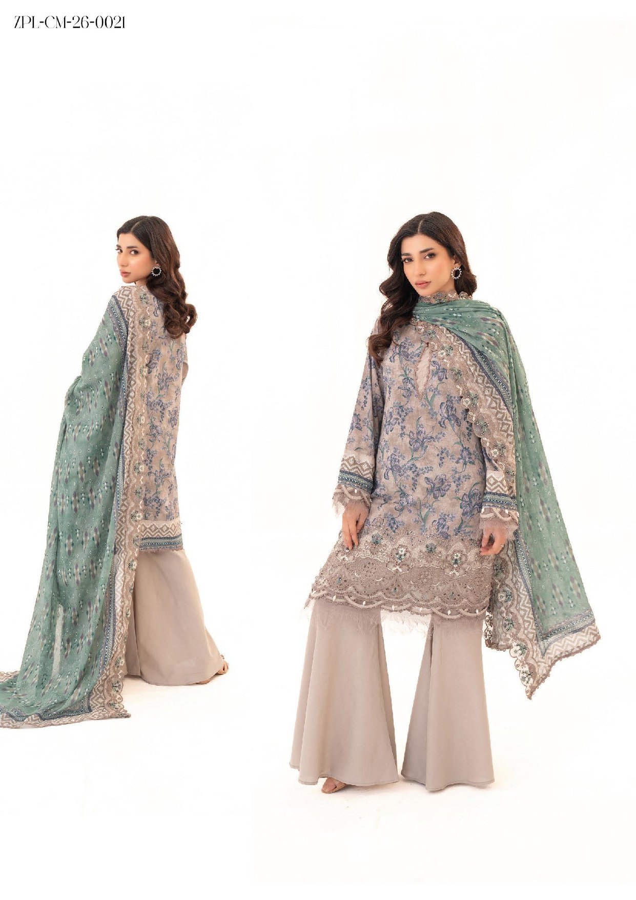 Zesh Premium Lawn Embroidery Cutwork – Drop-2 Eid Collection 2026