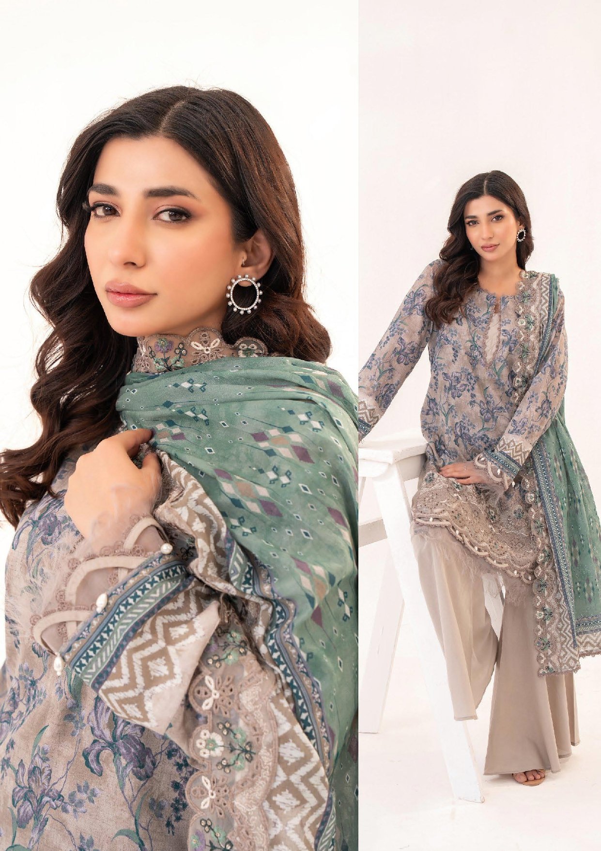 Zesh Premium Lawn Embroidery Cutwork – Drop-2 Eid Collection 2026 - Image 3