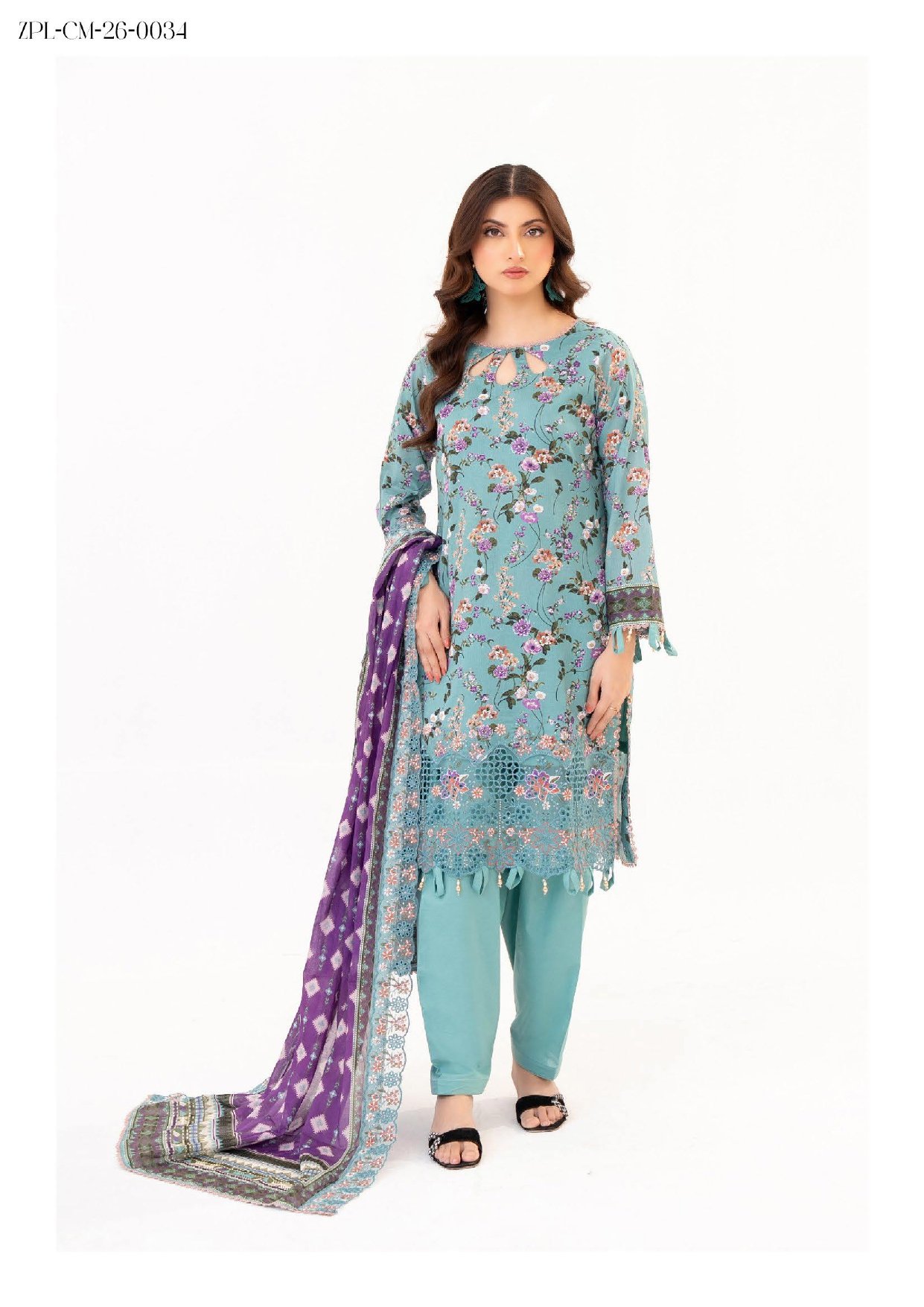 Zesh Premium Lawn Embroidery Cutwork – Drop-2 Eid Collection 2026