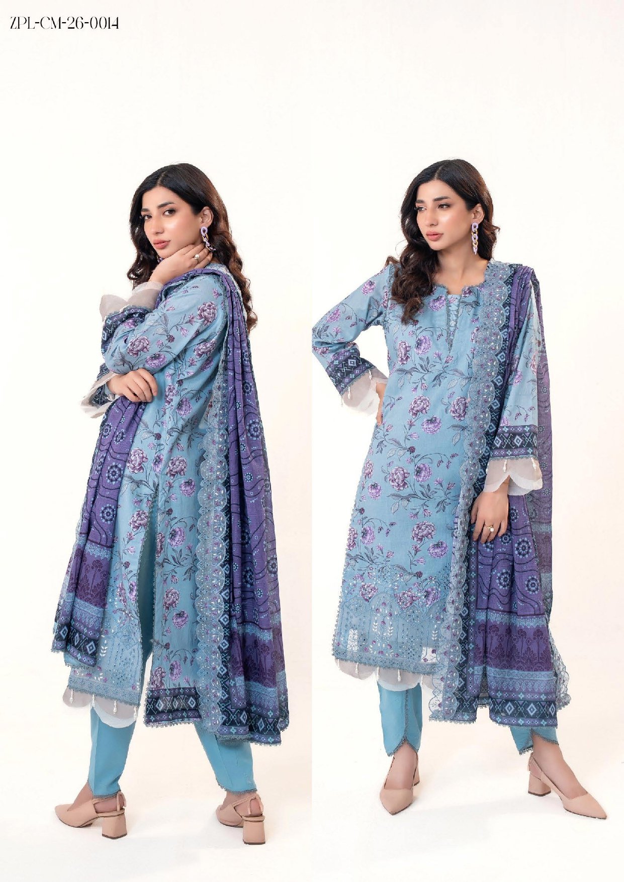 Zesh Premium Lawn Embroidery Cutwork – Drop-2 Eid Collection 2026