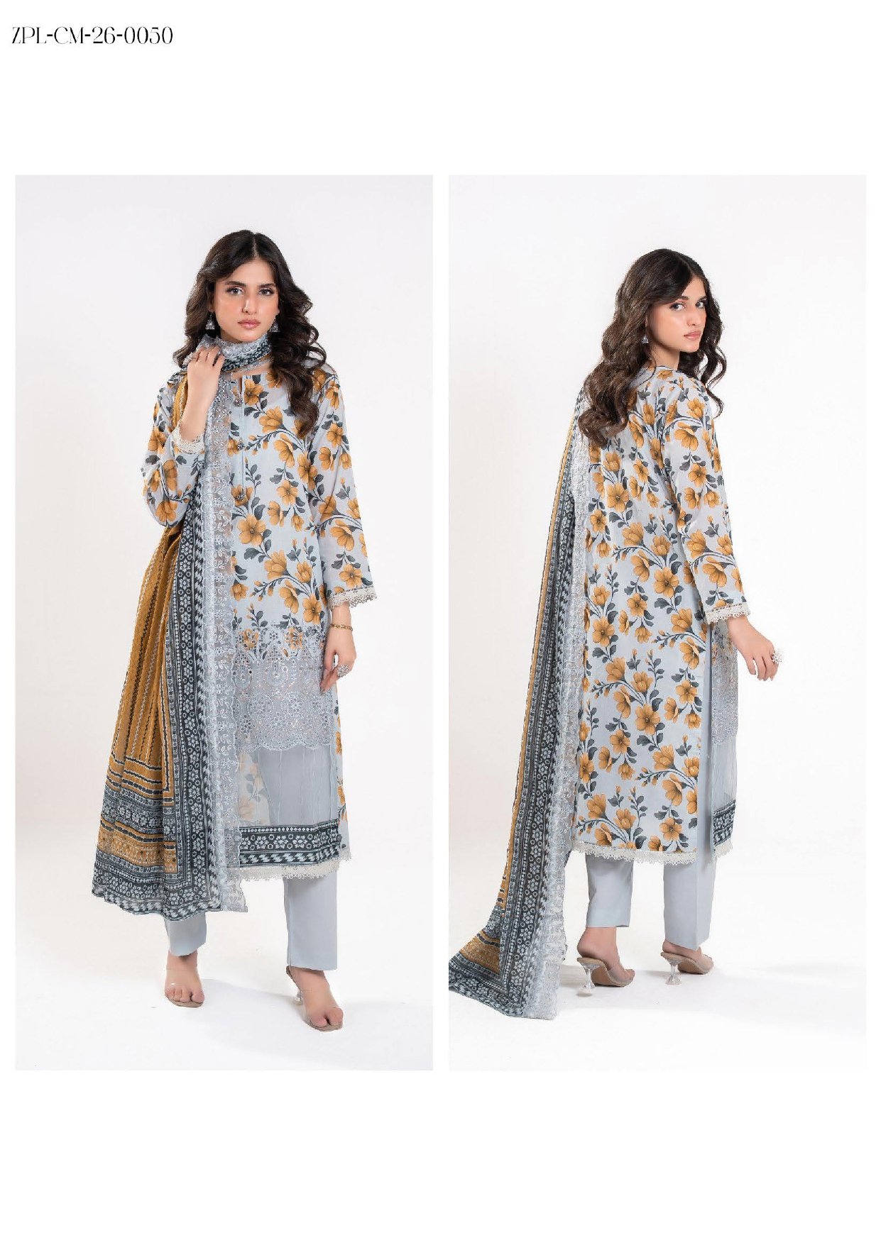 Zesh Premium Lawn Embroidery Cutwork – Drop-2 Eid Collection 2026 - Image 2