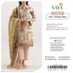 SAYA-BLOOMING PETALS | Digital Printed Lawn 3-Piece