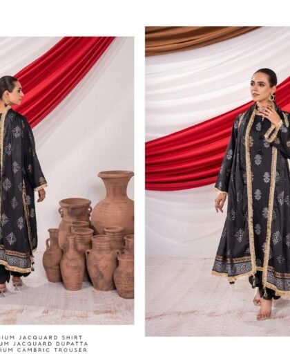 ZESH Premium Jacquard Lawn Broshia Banarsi