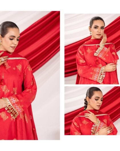 ZESH Premium Jacquard Lawn Broshia Banarsi