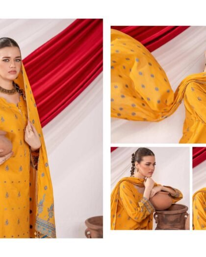 ZESH Premium Jacquard Lawn Broshia Banarsi