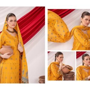 ZESH Premium Jacquard Lawn Broshia Banarsi