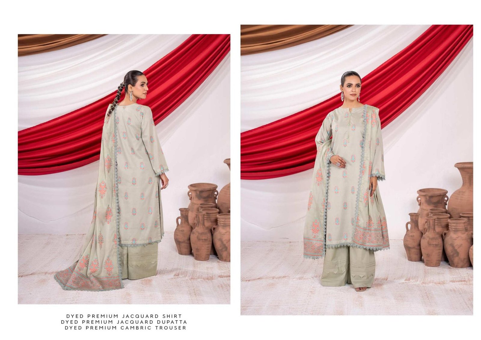 ZESH Premium Jacquard Lawn Broshia Banarsi