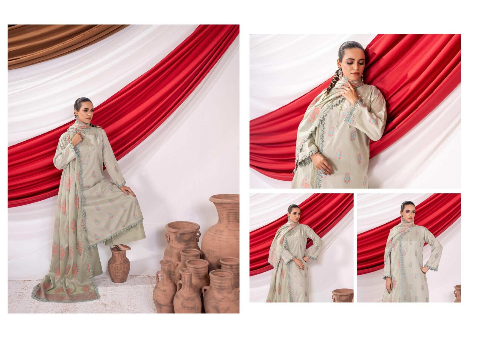 ZESH Premium Jacquard Lawn Broshia Banarsi - Image 2