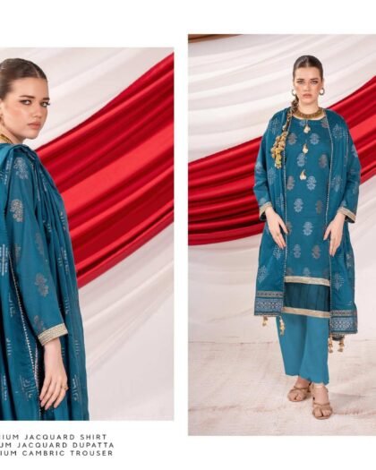 ZESH Premium Jacquard Lawn Broshia Banarsi