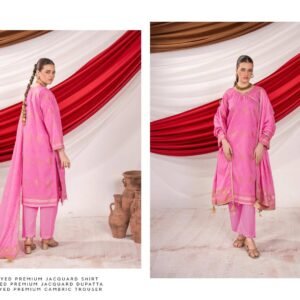 ZESH Premium Jacquard Lawn Broshia Banarsi