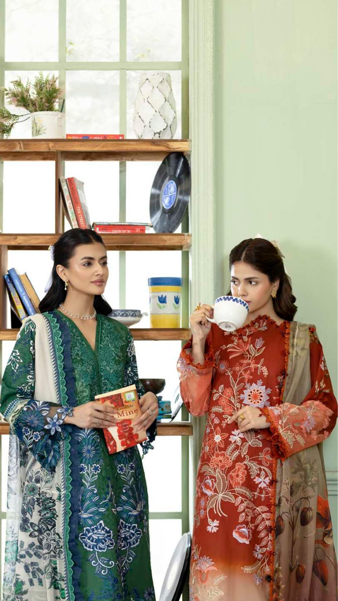 ALZOHAIB Printkari Embroidered & Appliqué Lawn - Image 3