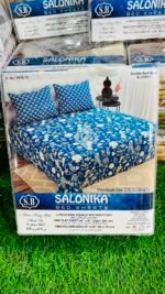 Salonika King Size 3-Piece Premium Bed Sheet Set – Soft, Durable & Stylish
