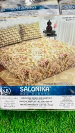 Salonika King Size 3-Piece Premium Bed Sheet Set – Soft, Durable & Stylish