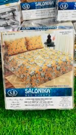 Salonika King Size 3-Piece Premium Bed Sheet Set – Soft, Durable & Stylish