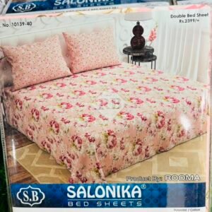 Salonika King Size 3-Piece Premium Bed Sheet Set – Soft, Durable & Stylish