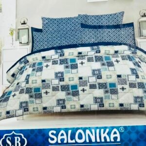 Salonika King Size 3-Piece Premium Bed Sheet Set – Soft, Durable & Stylish