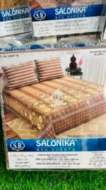 Salonika King Size 3-Piece Premium Bed Sheet Set – Soft, Durable & Stylish