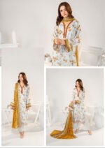 ZESH Premium Embroidered Eid Exclusive Lawn 3-Piece 2026 – Design 30