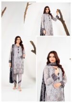 ZESH Premium Embroidered Eid Exclusive Lawn 3-Piece 2026 – Design 23