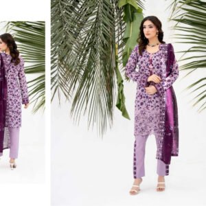 ZESH Premium Embroidered Eid Exclusive Lawn 3-Piece 2026 – Design 15