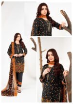 ZESH Premium Embroidered Eid Exclusive Lawn 3-Piece 2026 – Design 24