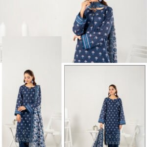 ZESH Premium Embroidered Eid Exclusive Lawn 3-Piece 2026 – Design 33