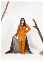 ZESH Premium Embroidered Eid Exclusive Lawn 3-Piece 2026 – Design 08