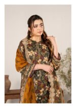 ZESH Premium Embroidered Eid Exclusive Lawn 3-Piece 2026 – Design 42