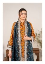 ZESH Premium Embroidered Eid Exclusive Lawn 3-Piece 2026 – Design 43