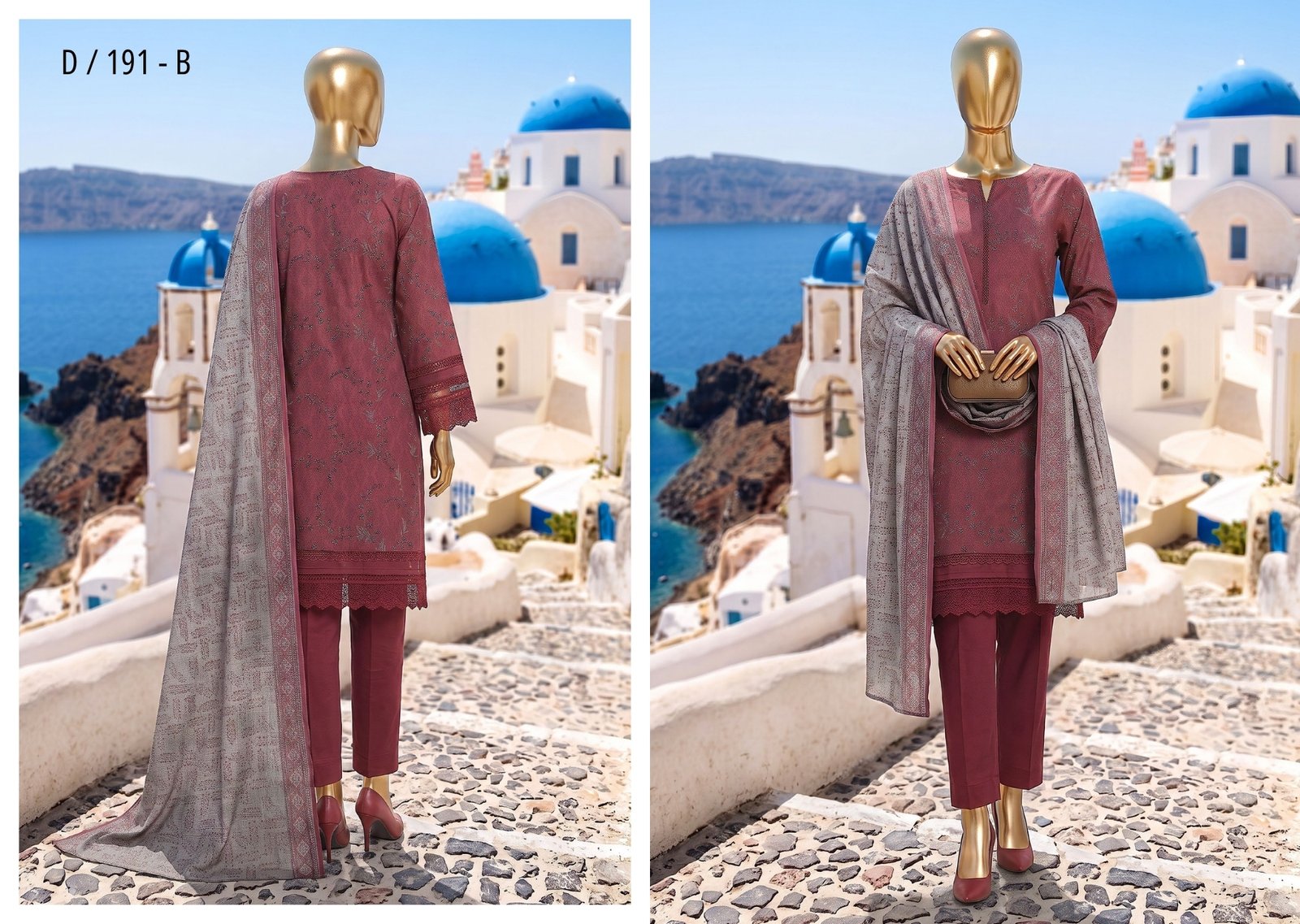 AZADI Sale — Mix Brands Printed Lawn 3-Piece