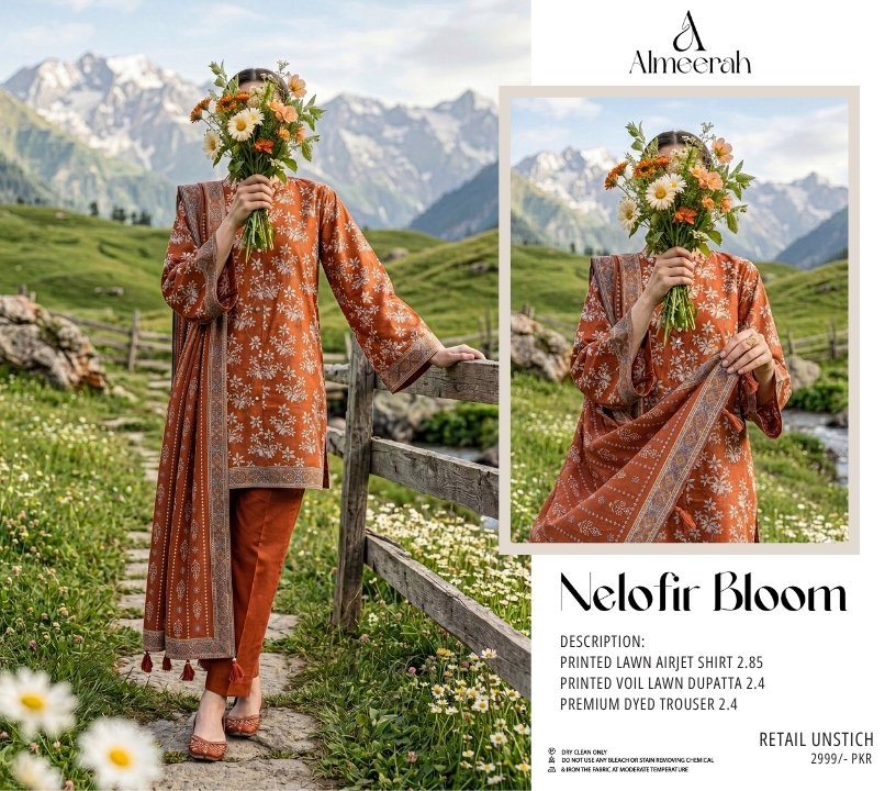 AZADI Sale — Mix Brands Printed Lawn 3-Piece