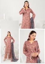 ZESH Premium Embroidered Eid Exclusive Lawn 3-Piece 2026 – Design 33