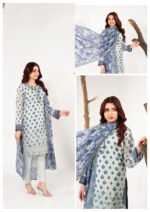 ZESH Premium Embroidered Eid Exclusive Lawn 3-Piece 2026 – Design 19