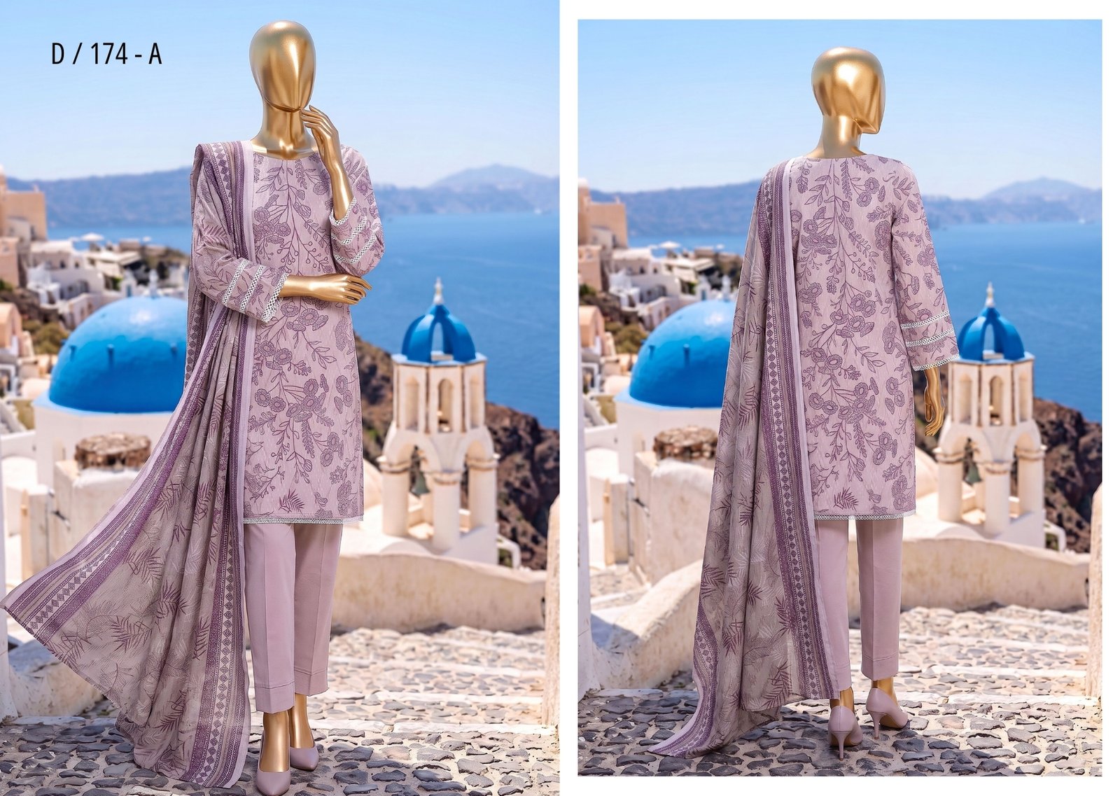 AZADI Sale — Mix Brands Printed Lawn 3-Piece