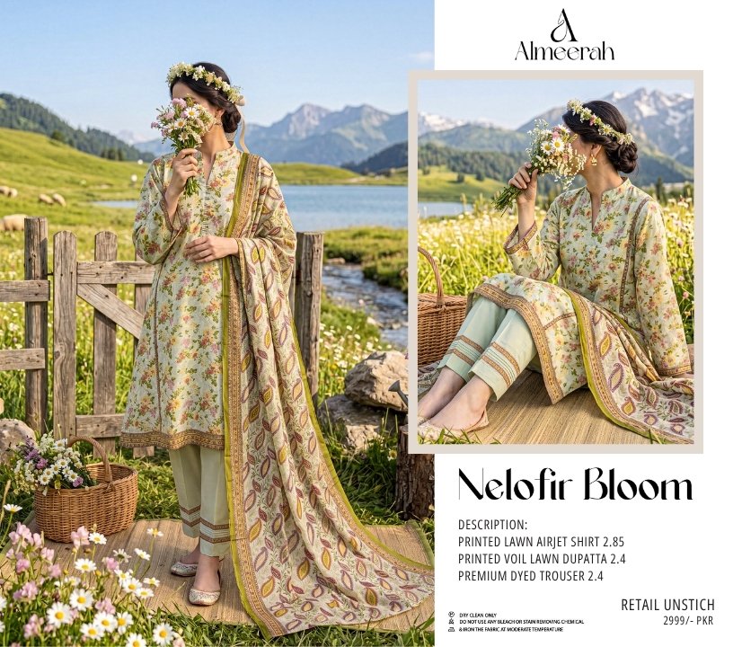 AZADI Sale — Mix Brands Printed Lawn 3-Piece