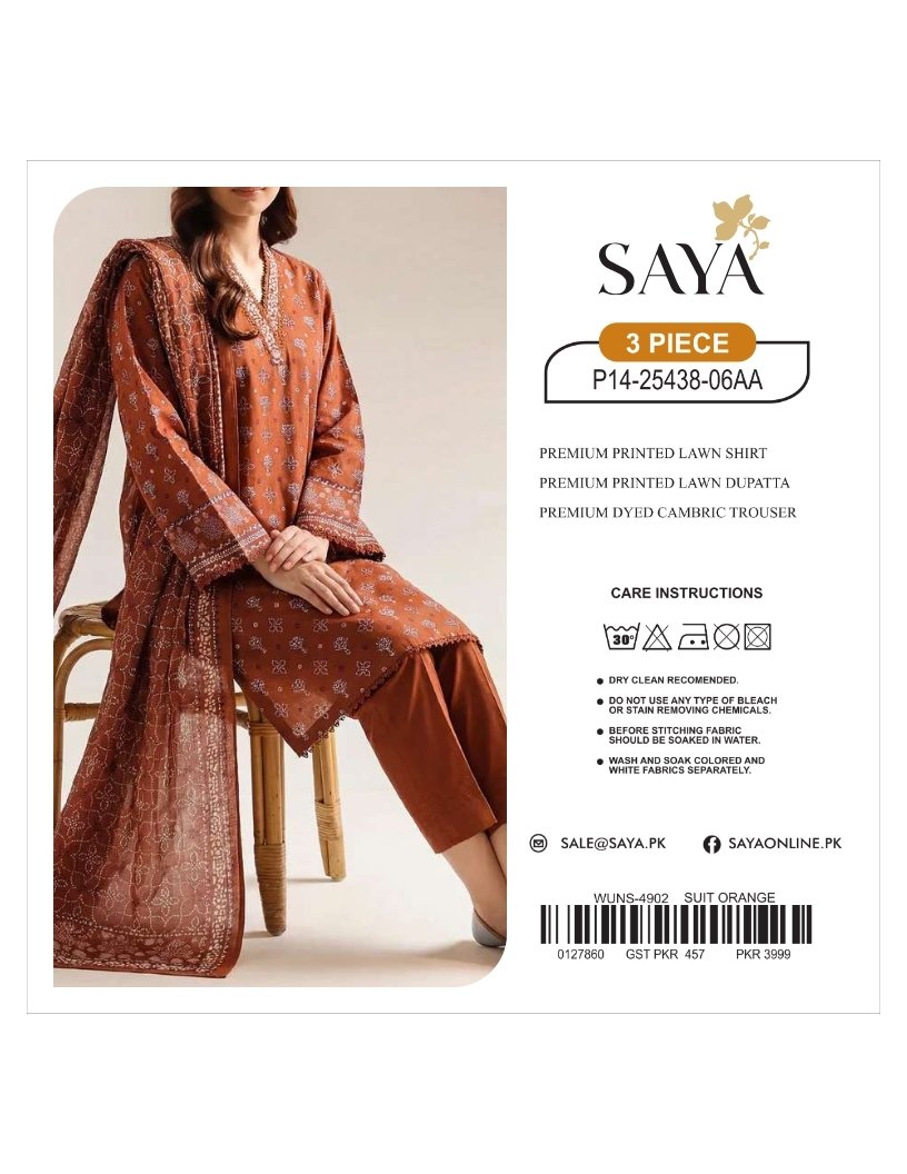 AZADI Sale — Mix Brands Printed Lawn 3-Piece MS