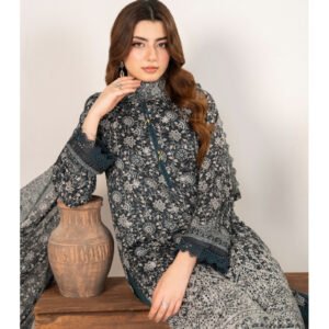 ZESH Premium Embroidered Eid Exclusive Lawn 3-Piece 2026 – Design 36