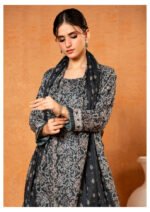 ZESH Premium Embroidered Eid Exclusive Lawn 3-Piece 2026 – Design 03