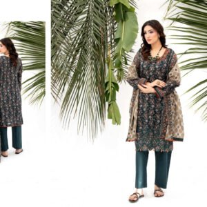 ZESH Premium Embroidered Eid Exclusive Lawn 3-Piece 2026 – Design 10