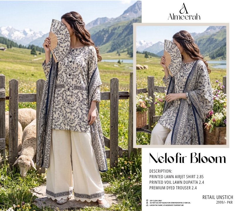 AZADI Sale — Mix Brands Printed Lawn 3-Piece