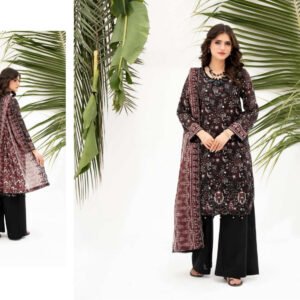 ZESH Premium Embroidered Eid Exclusive Lawn 3-Piece 2026 – Design 11