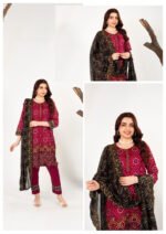 ZESH Premium Embroidered Eid Exclusive Lawn 3-Piece 2026 – Design 21