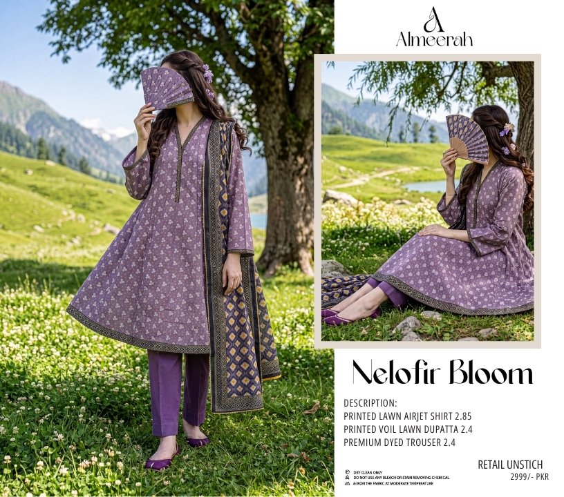 AZADI Sale — Mix Brands Printed Lawn 3-Piece