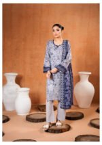 ZESH Premium Embroidered Eid Exclusive Lawn 3-Piece 2026 – Design 04