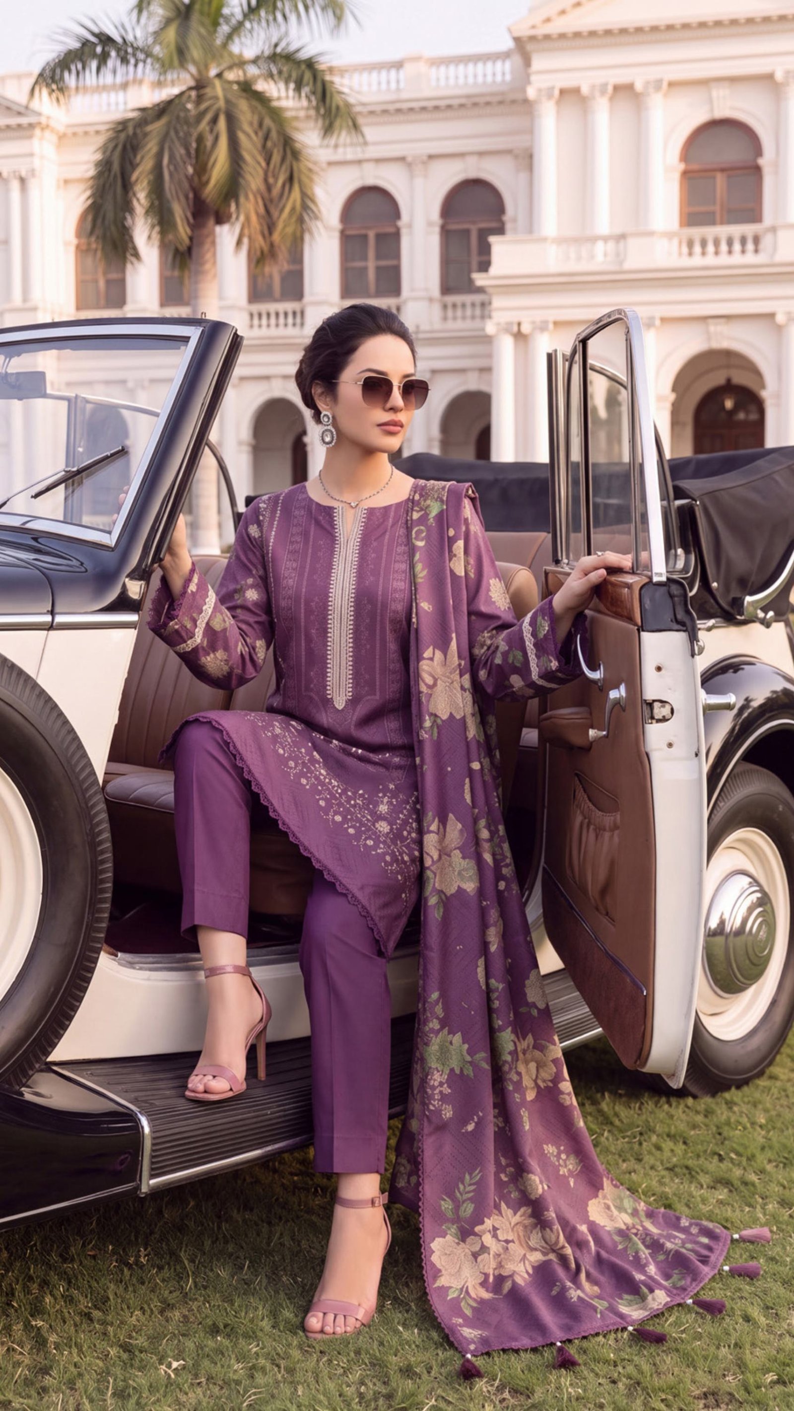 ALZOHAIB – Colors Digital Printed Lawn 3 Peice - Image 6