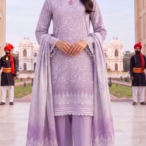 ALZOHAIB – Colors Digital Printed Lawn 3 Peice